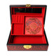 Nine-color jiucai jewelry box Pingyao push light lacquerware Hand-made collections for women’s day gifts Push light lacquer jewelry box Shanxi specialty red peony flower Nine-color jiucai jewelry box Pingyao push light lacquerware Hand-made collections for women’s day gifts Push light lacquer jewelry box Shanxi specialty red peony flower