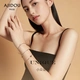 AJIDOU Ajidou Brilliant Stars and Moon Series Combination Stacked Open Bracelets Niche Design Rhinestone Simple Bracelets for Girlfriends and Couples Jewelry Gold, Black and Silver AJIDOU Ajidou Brilliant Stars and Moon Series Combination Stacked Open Bracelets Niche Design Rhinestone Simple Bracelets for Girlfriends and Couples Jewelry Gold, Black and Silver