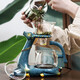 Tangfeng tea set semi-automatic glass tea set set household tea maker lazy Kung Fu tea set creative palace lantern office reception flower teapot tea cup heat-resistant transparent one deer has you Fulu Lianlian tea set golden lotus + glass red 6 cups Tangfeng tea set semi-automatic glass tea set set household tea maker lazy Kung Fu tea set creative palace lantern office reception flower teapot tea cup heat-resistant transparent one deer has you Fulu Lianlian tea set golden lotus + glass red 6 cups