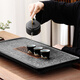 Bowei Wujin stone tea tray tea tray whole natural stone tea sea kung fu tea table without tea set Wolongyin 60x30 Bowei Wujin stone tea tray tea tray whole natural stone tea sea kung fu tea table without tea set Wolongyin 60x30