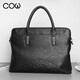 Französische Kuh Herrenbeutel Casual Business Aktentasche Trendy Computertasche Mode Handtasche One-Shoulder Crossbody Bag C-9898 Offizielles Dokument Schwarz Französische Kuh Herrenbeutel Casual Business Aktentasche Trendy Computertasche Mode Handtasche One-Shoulder Crossbody Bag C-9898 Offizielles Dokument Schwarz