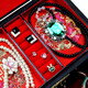 Nine-color jiucai jewelry box Pingyao push-light lacquerware Hand-made collections for Women’s Day gifts Push-light lacquer jewelry box Shanxi specialty black fan-shaped peony Nine-color jiucai jewelry box Pingyao push-light lacquerware Hand-made collections for Women’s Day gifts Push-light lacquer jewelry box Shanxi specialty black fan-shaped peony