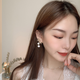 Edel's earrings high-quality round face bow imitation pearl earrings female earrings 2020 new Korean temperament net red earrings Valentine's day gift for girlfriend C3X803-C87 bow gold Edel's earrings high-quality round face bow imitation pearl earrings female earrings 2020 new Korean temperament net red earrings Valentine's day gift for girlfriend C3X803-C87 bow gold