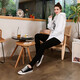 NuoYI pregnant mothers wear pregnant women leggings pregnant mothers belly lift pregnant women pants D512003 black XL NuoYI pregnant mothers wear pregnant women leggings pregnant mothers belly lift pregnant women pants D512003 black XL