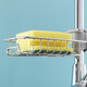 They Live sink kitchen faucet draining rack storage rack stainless steel sink creative adjustable washing brush holder Drain sponge cloth JD-LY-77 They Live sink kitchen faucet draining rack storage rack stainless steel sink creative adjustable washing brush holder Drain sponge cloth JD-LY-77