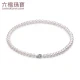 Luk Fook Jewelry Silver 925 Morning Dew Rose Buckle Freshwater Pearl Necklace Women's Gift F87DSN001 Total weight about 25.92 grams Luk Fook Jewelry Silver 925 Morning Dew Rose Buckle Freshwater Pearl Necklace Women's Gift F87DSN001 Total weight about 25.92 grams