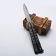 Thousands of Blades Uncut Outdoor Knife 26 Butterfly Practice Knife Uncut Butterfly Hand Knife Folding Butterfly Comb Training Performance Pen Tool Collection Gift Game Black Thousands of Blades Uncut Outdoor Knife 26 Butterfly Practice Knife Uncut Butterfly Hand Knife Folding Butterfly Comb Training Performance Pen Tool Collection Gift Game Black