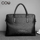 Französische Kuh Herrenbeutel Casual Business Aktentasche Trendy Computertasche Mode Handtasche One-Shoulder Crossbody Bag C-9898 Offizielles Dokument Schwarz Französische Kuh Herrenbeutel Casual Business Aktentasche Trendy Computertasche Mode Handtasche One-Shoulder Crossbody Bag C-9898 Offizielles Dokument Schwarz