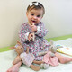 Applepark baby soothing doll accompany to sleep, hug and sleep with the entrance bunny plush fabric doll trumpet fairy tale sweetheart rabbit-brown Applepark baby soothing doll accompany to sleep, hug and sleep with the entrance bunny plush fabric doll trumpet fairy tale sweetheart rabbit-brown