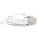 They Live sink kitchen faucet draining rack storage rack stainless steel sink creative adjustable washing brush holder Drain sponge cloth JD-LY-77 They Live sink kitchen faucet draining rack storage rack stainless steel sink creative adjustable washing brush holder Drain sponge cloth JD-LY-77