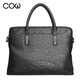 Französische Kuh Herrenbeutel Casual Business Aktentasche Trendy Computertasche Mode Handtasche One-Shoulder Crossbody Bag C-9898 Offizielles Dokument Schwarz Französische Kuh Herrenbeutel Casual Business Aktentasche Trendy Computertasche Mode Handtasche One-Shoulder Crossbody Bag C-9898 Offizielles Dokument Schwarz