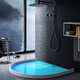 Diyin bathroom water retaining strip sanitary partition water retaining strip shower room toilet partition kitchen self-adhesive partition waterproof artifact partition silicone tank bath room sink length 80cm Diyin bathroom water retaining strip sanitary partition water retaining strip shower room toilet partition kitchen self-adhesive partition waterproof artifact partition silicone tank bath room sink length 80cm
