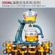 Tangfeng tea set semi-automatic glass tea set set household tea maker lazy Kung Fu tea set creative palace lantern office reception flower teapot tea cup heat-resistant transparent one deer has you Fulu Lianlian tea set golden lotus + glass red 6 cups Tangfeng tea set semi-automatic glass tea set set household tea maker lazy Kung Fu tea set creative palace lantern office reception flower teapot tea cup heat-resistant transparent one deer has you Fulu Lianlian tea set golden lotus + glass red 6 cups