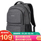 Persinon backpack men's business casual trend canvas student campus sports bag large capacity travel backpack 15.6 inch laptop bag men's dark gray Persinon backpack men's business casual trend canvas student campus sports bag large capacity travel backpack 15.6 inch laptop bag men's dark gray