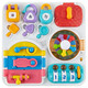 Obay Busy Board Children's Puzzle Assembling Toy Science Experiment Set Infant and Young Children Multifunctional Cognitive Early Education Enlightenment Sound and Light Brain Toy Gifts for Boys and Girls 461604A Puzzle Brain Unlocking Board Obay Busy Board Children's Puzzle Assembling Toy Science Experiment Set Infant and Young Children Multifunctional Cognitive Early Education Enlightenment Sound and Light Brain Toy Gifts for Boys and Girls 461604A Puzzle Brain Unlocking Board