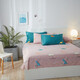 Habi Home Textiles and Home Furnishing Bedding Sets Cotton Four-piece Set Pure Cotton Simple Twill Bed Sheet Duvet Cover 200X230CM Double Four-piece Set Dinosaur-Green 1.5/1.8m Bed Universal Habi Home Textiles and Home Furnishing Bedding Sets Cotton Four-piece Set Pure Cotton Simple Twill Bed Sheet Duvet Cover 200X230CM Double Four-piece Set Dinosaur-Green 1.5/1.8m Bed Universal