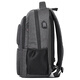 Persinon backpack men's business casual trend canvas student campus sports bag large capacity travel backpack 15.6 inch laptop bag men's dark gray Persinon backpack men's business casual trend canvas student campus sports bag large capacity travel backpack 15.6 inch laptop bag men's dark gray