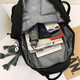 Galton backpack male Korean Harajuku ulzzang school bag female junior high school college student rucksack large capacity scratch-resistant and wear-resistant 15.6-inch laptop bag black with orangutan pendant Galton backpack male Korean Harajuku ulzzang school bag female junior high school college student rucksack large capacity scratch-resistant and wear-resistant 15.6-inch laptop bag black with orangutan pendant