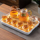 Tianxi TIANXI Hammered Glass Tea Set Household Kung Fu Tea Set with Filter Heat-resistant Glass Flower Teapot Fair Cup Tea Cup Tea Combination Tea Cup Without Tea Tray Tianxi TIANXI Hammered Glass Tea Set Household Kung Fu Tea Set with Filter Heat-resistant Glass Flower Teapot Fair Cup Tea Cup Tea Combination Tea Cup Without Tea Tray