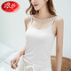 Langsha camisole women's belt chest pad all-in-one free bra camisole outer wear bottoming ladies sleeveless vest inner gray one size Langsha camisole women's belt chest pad all-in-one free bra camisole outer wear bottoming ladies sleeveless vest inner gray one size