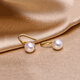 Queen of Pearls s925 silver earrings 7.5mm minimalist pearl earrings Queen of Pearls s925 silver earrings 7.5mm minimalist pearl earrings