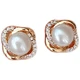 Moon Suiren Korean Pearl Earrings Women's Retro French Elegant S925 Silver Needle Temperament High-end Earrings Earrings Trendy Rotating Pearl Earrings Rose Gold Moon Suiren Korean Pearl Earrings Women's Retro French Elegant S925 Silver Needle Temperament High-end Earrings Earrings Trendy Rotating Pearl Earrings Rose Gold