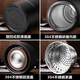 Fuguang 304 stainless steel tea cup student water cup vacuum business thermos insulated pot men and women stylish straight cup with filter 480ML black WFZ1063-480 Fuguang 304 stainless steel tea cup student water cup vacuum business thermos insulated pot men and women stylish straight cup with filter 480ML black WFZ1063-480