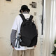 Galton backpack male Korean Harajuku ulzzang school bag female junior high school college student rucksack large capacity scratch-resistant and wear-resistant 15.6-inch laptop bag black with orangutan pendant Galton backpack male Korean Harajuku ulzzang school bag female junior high school college student rucksack large capacity scratch-resistant and wear-resistant 15.6-inch laptop bag black with orangutan pendant