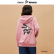 ONLY秋冬迪士尼奥斯华联名宽松连帽长袖卫衣女|12349S006 紫 L 170/88A ONLY秋冬迪士尼奥斯华联名宽松连帽长袖卫衣女|12349S006 紫 L 170/88A