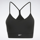 Reebok official 24 new product women's simple slim fit and comfortable fitness exercise training suspender bra 100005161 black L
 Reebok official 24 new product women's simple slim fit and comfortable fitness exercise training suspender bra 100005161 black L