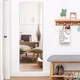 Mirror wall self-adhesive oval acrylic bathroom mirror sticker home decoration high-definition glass soft mirror wall sticker bathroom mirror round mirror 40cm*40cm Mirror wall self-adhesive oval acrylic bathroom mirror sticker home decoration high-definition glass soft mirror wall sticker bathroom mirror round mirror 40cm*40cm