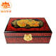 Nine-color jiucai jewelry box Pingyao push light lacquerware Hand-made collections for women’s day gifts Push light lacquer jewelry box Shanxi specialty red peony flower Nine-color jiucai jewelry box Pingyao push light lacquerware Hand-made collections for women’s day gifts Push light lacquer jewelry box Shanxi specialty red peony flower
