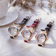 Kezzi Ke purple watch female student high school student ladies brand leather belt waterproof stone British watch simple female watch junior high school student small dial female models women's European, American, Japanese, Korean and Korean girls watch red Kezzi Ke purple watch female student high school student ladies brand leather belt waterproof stone British watch simple female watch junior high school student small dial female models women's European, American, Japanese, Korean and Korean girls watch red