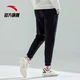 Anta plus fleece sweatpants men's winter knitted sports trousers casual loose warm feet closed long trousers Anta plus fleece sweatpants men's winter knitted sports trousers casual loose warm feet closed long trousers