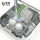 Jiabai kitchen rack 304 stainless steel drain rack dish rack telescopic sink rack washing basket dish storage rack 34/46*25*11CM Jiabai kitchen rack 304 stainless steel drain rack dish rack telescopic sink rack washing basket dish storage rack 34/46*25*11CM
