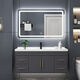 Yanfeng modern light luxury smart mirror ceramic integrated basin cabinet bathroom cabinet combination bathroom hotel wind vanity sink small apartment washbasin cabinet iron gray 0.6m ceramic basin + ordinary mirror cabinet with installation Yanfeng modern light luxury smart mirror ceramic integrated basin cabinet bathroom cabinet combination bathroom hotel wind vanity sink small apartment washbasin cabinet iron gray 0.6m ceramic basin + ordinary mirror cabinet with installation