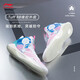Li Ning basketball shoes men's shoes 2021 new winter Sonic 9IX Team men's elastic mid-cut basketball court shoes official flagship website ABPR017 standard white/mahogany powder/pure blue -5 40 Li Ning basketball shoes men's shoes 2021 new winter Sonic 9IX Team men's elastic mid-cut basketball court shoes official flagship website ABPR017 standard white/mahogany powder/pure blue -5 40