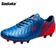 Saekeke Saekeke football shoes men's TF broken nails adult AG spikes training game sneakers children and adolescents middle school students campus club natural lawn spikes FG/AG blue red 36 one size too big Saekeke Saekeke football shoes men's TF broken nails adult AG spikes training game sneakers children and adolescents middle school students campus club natural lawn spikes FG/AG blue red 36 one size too big