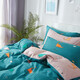 Habi Home Textiles and Home Furnishing Bedding Sets Cotton Four-piece Set Pure Cotton Simple Twill Bed Sheet Duvet Cover 200X230CM Double Four-piece Set Dinosaur-Green 1.5/1.8m Bed Universal Habi Home Textiles and Home Furnishing Bedding Sets Cotton Four-piece Set Pure Cotton Simple Twill Bed Sheet Duvet Cover 200X230CM Double Four-piece Set Dinosaur-Green 1.5/1.8m Bed Universal