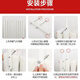 Chaiba radiator floor bracket steel thickened fixed bracket set of 4 Chaiba radiator floor bracket steel thickened fixed bracket set of 4