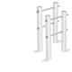 Chaiba radiator floor bracket steel thickened fixed bracket set of 4 Chaiba radiator floor bracket steel thickened fixed bracket set of 4