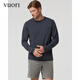 VUORI L/S Feather 飞奥力25春季新品男士休闲运动套头衫 V1048 藏青色/Navy M 175 VUORI L/S Feather 飞奥力25春季新品男士休闲运动套头衫 V1048 藏青色/Navy M 175