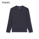 VUORI L/S Feather 飞奥力25春季新品男士休闲运动套头衫 V1048 藏青色/Navy M 175 VUORI L/S Feather 飞奥力25春季新品男士休闲运动套头衫 V1048 藏青色/Navy M 175