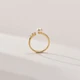 Jingrun Wanru Freshwater Pearl Ring 5-6mm Alloy White Steamed Bun Shape Fashion Simple Gift for Girlfriend 5-6mm Jingrun Wanru Freshwater Pearl Ring 5-6mm Alloy White Steamed Bun Shape Fashion Simple Gift for Girlfriend 5-6mm