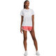 UNDER ARMOUR 安德玛 安德玛 女式 Fly by 2.0 跑步短裤 (693) 折衷粉色 / 白色 / 反光 X大码 UNDER ARMOUR 安德玛 安德玛 女式 Fly by 2.0 跑步短裤 (693) 折衷粉色 / 白色 / 反光 X大码