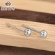 Caibai Jewelry Pure Silver Earrings Silver Polished Ball Stud Earrings Plain Simple Silver Earrings Pricing YS Caibai Jewelry Pure Silver Earrings Silver Polished Ball Stud Earrings Plain Simple Silver Earrings Pricing YS