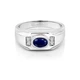 GSK silver sapphire ring men's trendy fashion jewelry 1.95 carat color treasure ring 925 silver men's ring light luxury retro ring for girlfriend birthday gift US 12th China 27th custom GSK silver sapphire ring men's trendy fashion jewelry 1.95 carat color treasure ring 925 silver men's ring light luxury retro ring for girlfriend birthday gift US 12th China 27th custom