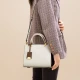 Kouyi Cnoles bag women's bag cowhide shoulder bag women's commuter all-match women's bag large-capacity handbag women's practical messenger bag girls' birthday gift for girlfriend wife high-end gift box off-white Kouyi Cnoles bag women's bag cowhide shoulder bag women's commuter all-match women's bag large-capacity handbag women's practical messenger bag girls' birthday gift for girlfriend wife high-end gift box off-white
