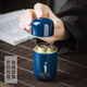 Midday Creative Mini Color Glazed Ceramic Small Tea Caddy Tin Lid Tea Box Portable Travel Portable Airtight Cans Household Aromatherapy Cans Yijianxi Tea Caddy-Egret Jilan Midday Creative Mini Color Glazed Ceramic Small Tea Caddy Tin Lid Tea Box Portable Travel Portable Airtight Cans Household Aromatherapy Cans Yijianxi Tea Caddy-Egret Jilan