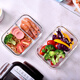 LOCK&LOCK LOCK/LOCK crisper, microwave lunch box, high-boron heat-resistant glass separated lunch box, two-piece lunch box, free lunch bag 560+610ml LLG990S101 LOCK&LOCK LOCK/LOCK crisper, microwave lunch box, high-boron heat-resistant glass separated lunch box, two-piece lunch box, free lunch bag 560+610ml LLG990S101